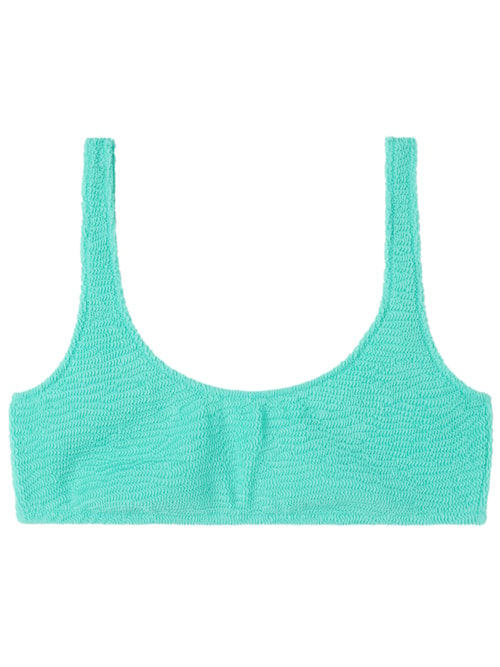 Parte De Cima De Biquíni Top Crinkle Waves - Verde Parte De Cima De Biquíni Top Crinkle Waves - Verde