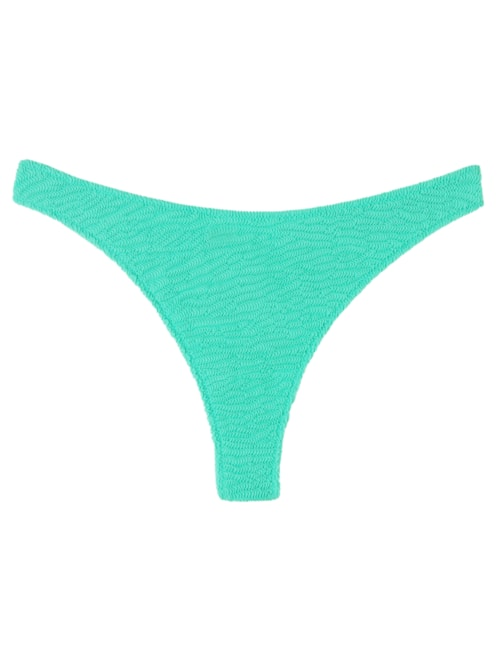Calcinha De Biquíni Brasileira Crinkle Waves - Verde Calcinha De Biquíni Brasileira Crinkle Waves - Verde