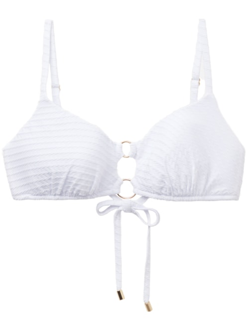 Parte De Cima De Biquíni Top White Waves - Branco Parte De Cima De Biquíni Top White Waves - Branco