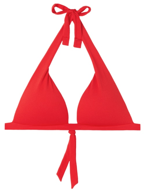 Parte De Cima De Biquíni Triângulo Classic Piquet - Vermelho