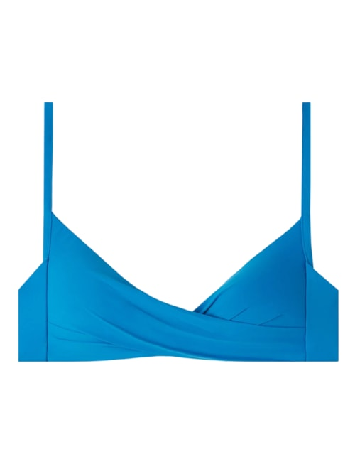 Parte De Cima De Biquíni Triângulo Almofadado Graduado Soft Cruzado Indonésia - Azul Parte De Cima De Biquíni Triângulo Almofadado Graduado Soft Cruzado Indonésia - Azul