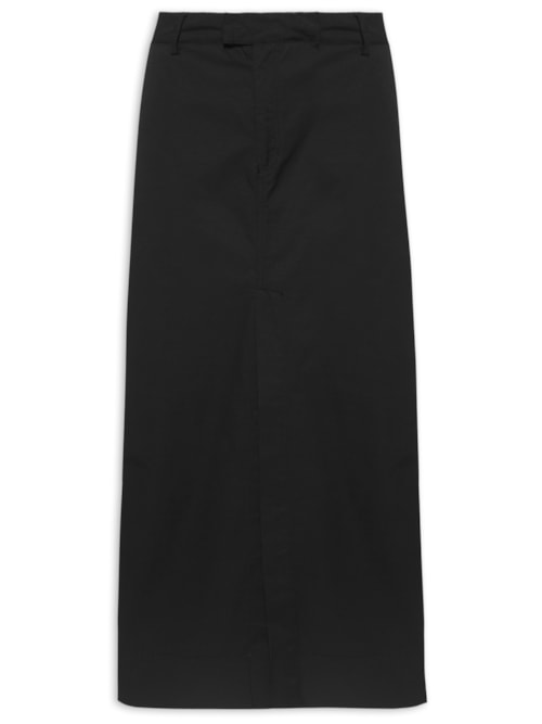 Saia Longa Bolso - Preto Saia Longa Bolso - Preto