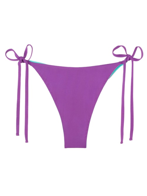 Calcinha De Biquíni Brasileira Com Amarração Double Concept - Roxo Calcinha De Biquíni Brasileira Com Amarração Double Concept - Roxo