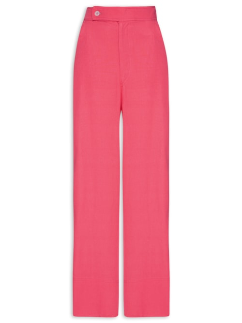 Calça Feminina Detalhe Pesponto - Rosa