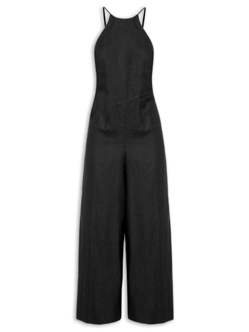 Macacão Feminino Enviesado - Preto Macacão Feminino Enviesado - Preto