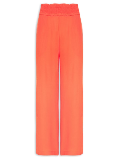 Calça Feminina Crepe Pala Lastex - Vermelho
