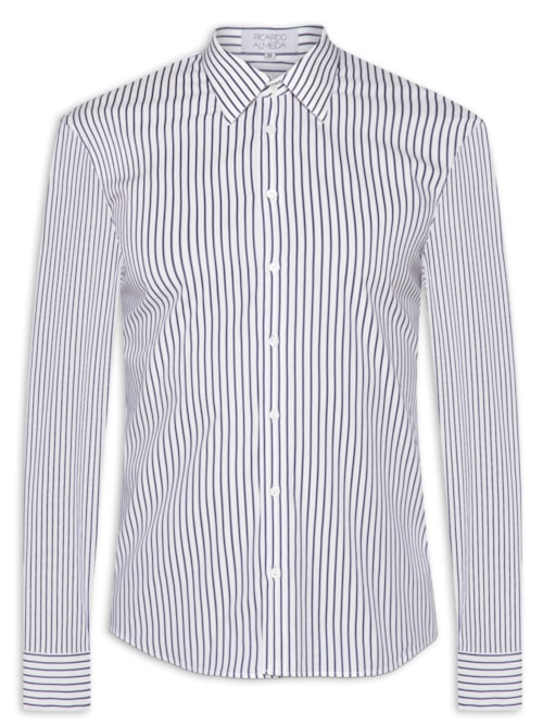 Camisa Social Masculina Lyvia Slim Fit - Branco Camisa Social Masculina Lyvia Slim Fit - Branco