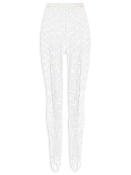Calça Feminina Malha Arrastão Aila - Off White