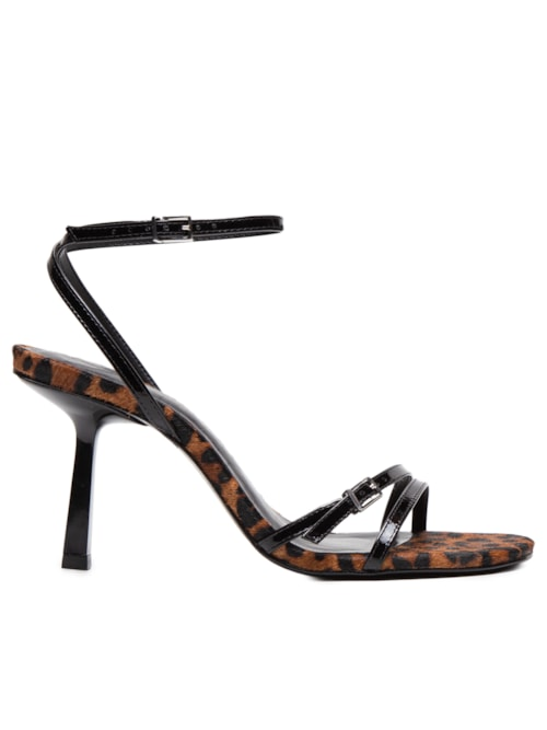 Sandália Feminina Verniz Soft - Animal Print Sandália Feminina Verniz Soft - Animal Print