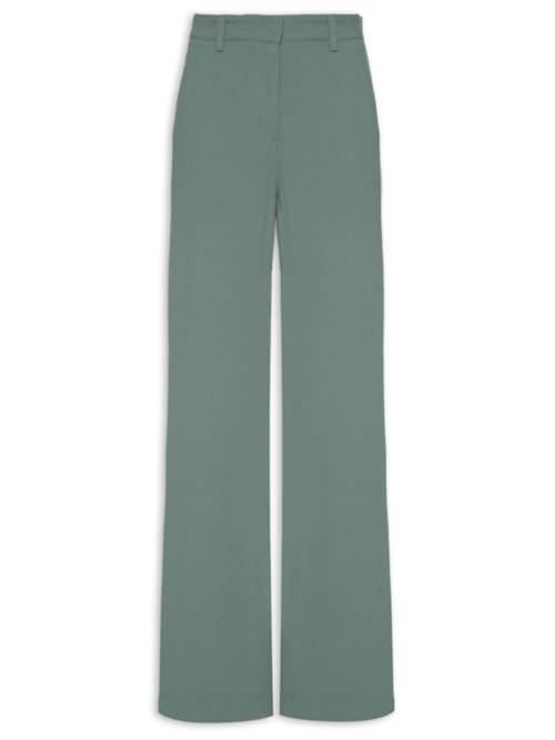 Calça Feminina Flare Crepe - Verde