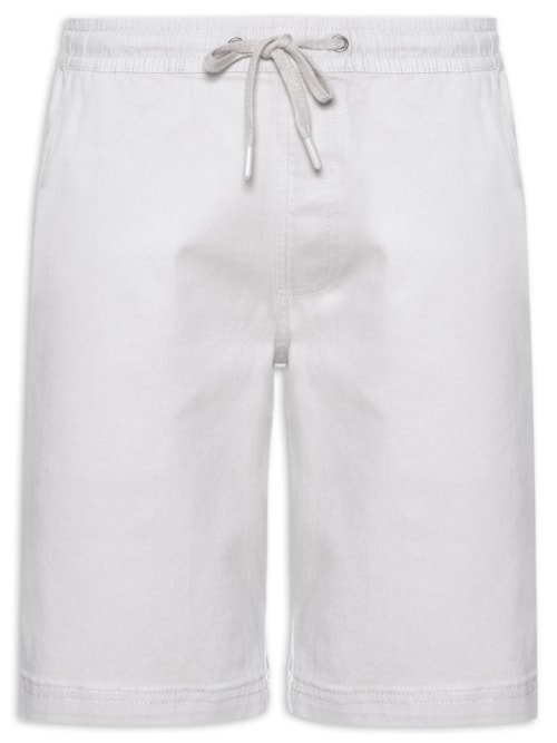 Bermuda Masculina Sarja Color - Cinza