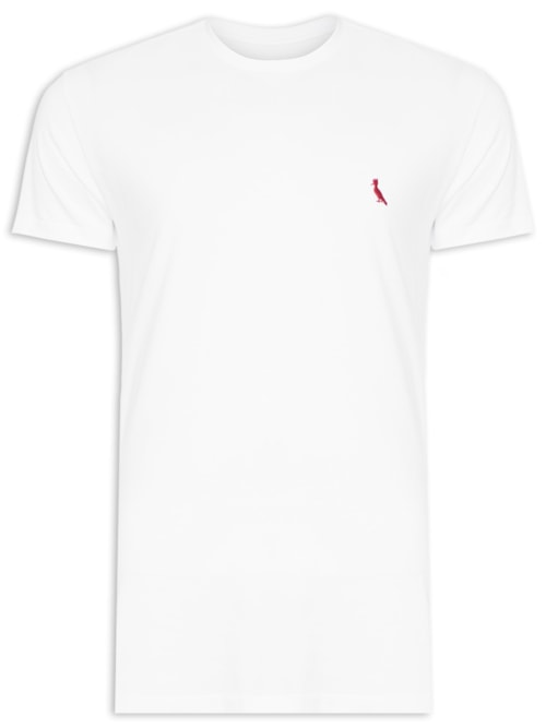 Camiseta Masculina Brasa Ii - Branco Camiseta Masculina Brasa Ii - Branco