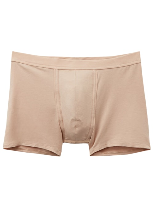 Cueca Boxer Em Algodão Supima Natural Fresh - Bege Cueca Boxer Em Algodão Supima Natural Fresh - Bege