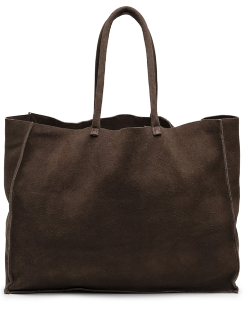 Bolsa Feminina Maxi Bag Em Camurça - Marrom Bolsa Feminina Maxi Bag Em Camurça - Marrom