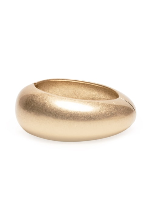 Bracelete Feminino Em Metal Escovado - Dourado