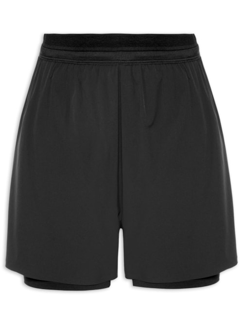 Short Feminino 3° Performance 2/1 - Preto Short Feminino 3° Performance 2/1 - Preto