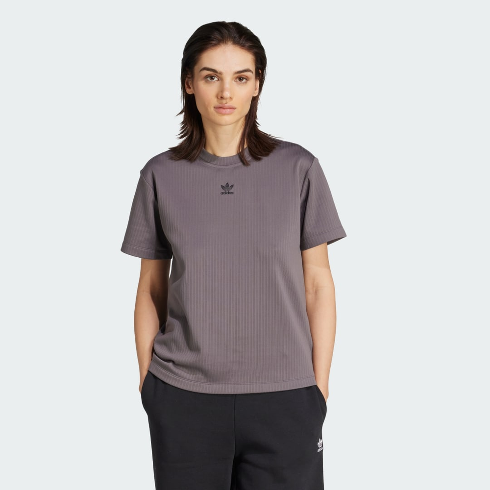 Camiseta Canelada Larga Essentials Winterized Mulher adidas