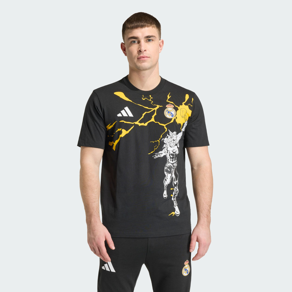 Camiseta Vingadores Real Madrid Homem adidas Camiseta Vingadores Real Madrid Homem adidas