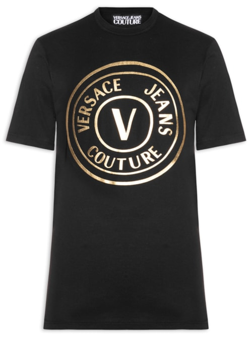 Camiseta Masculina Manga Curta Logo Foil - Preto Camiseta Masculina Manga Curta Logo Foil - Preto