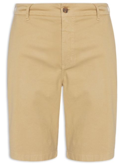 Bermuda Masculina Sarja - Bege Bermuda Masculina Sarja - Bege
