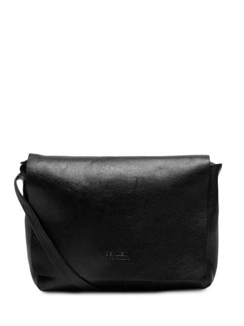 Bolsa Feminina Small Leather Crossbody E-Basics Bag - Preto Bolsa Feminina Small Leather Crossbody E-Basics Bag - Preto