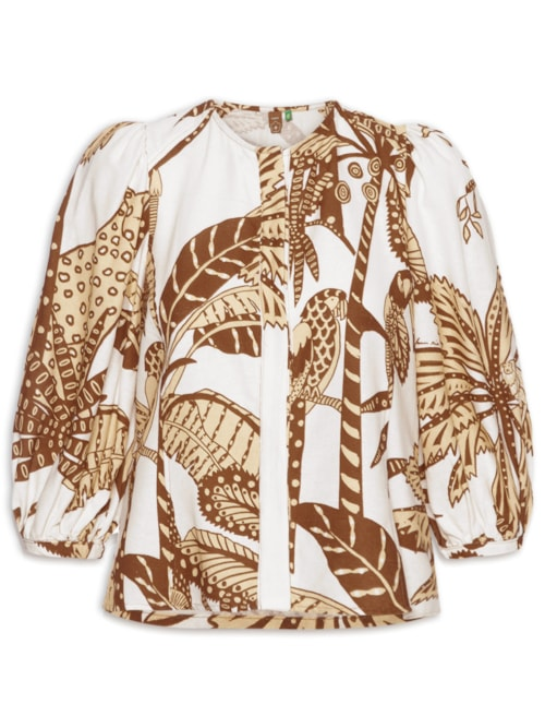 Blusa Feminina Amazônia - Amarelo Blusa Feminina Amazônia - Amarelo