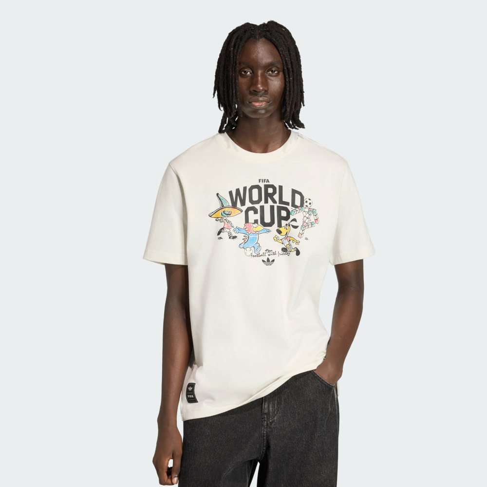 Camiseta Grupo Mascotes Copa do Mundo da Fifa 26 Homem adidas
