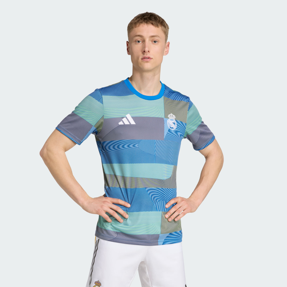 Camisa Pré-jogo Real Madrid 25/26 Homem adidas