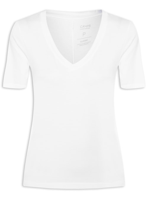 Camiseta Feminina Salva Looks - Branco Camiseta Feminina Salva Looks - Branco