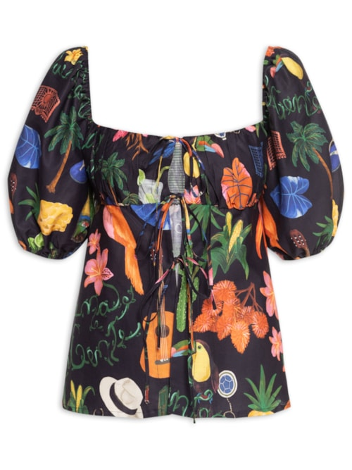 Blusa Feminina Buena Gente - Preto