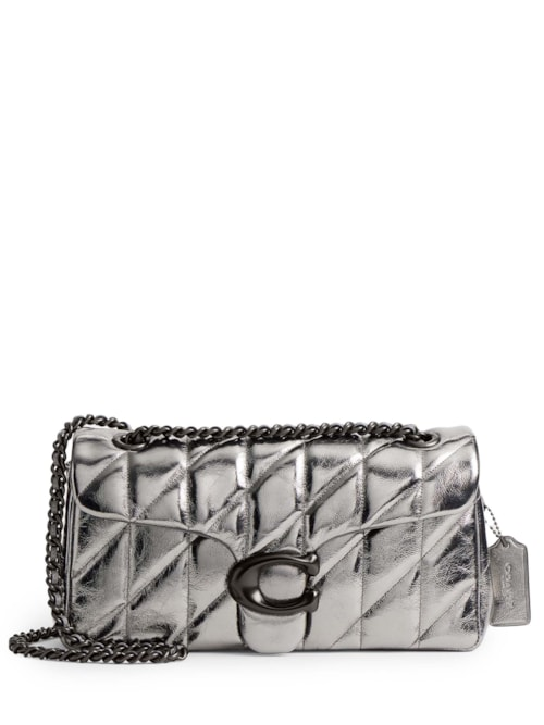 Bolsa Feminina Tabby Shoulder 26 With Quilting - Prata Bolsa Feminina Tabby Shoulder 26 With Quilting - Prata