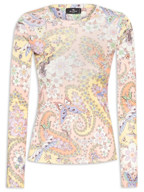 Blusa Feminina Jersey - Off White Blusa Feminina Jersey - Off White