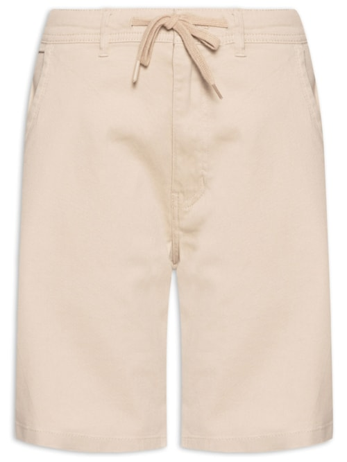 Bermuda Masculina de Sarja Chino - Bege