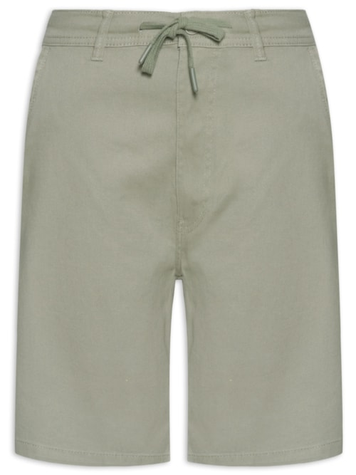Bermuda Masculina de Sarja Chino - Verde