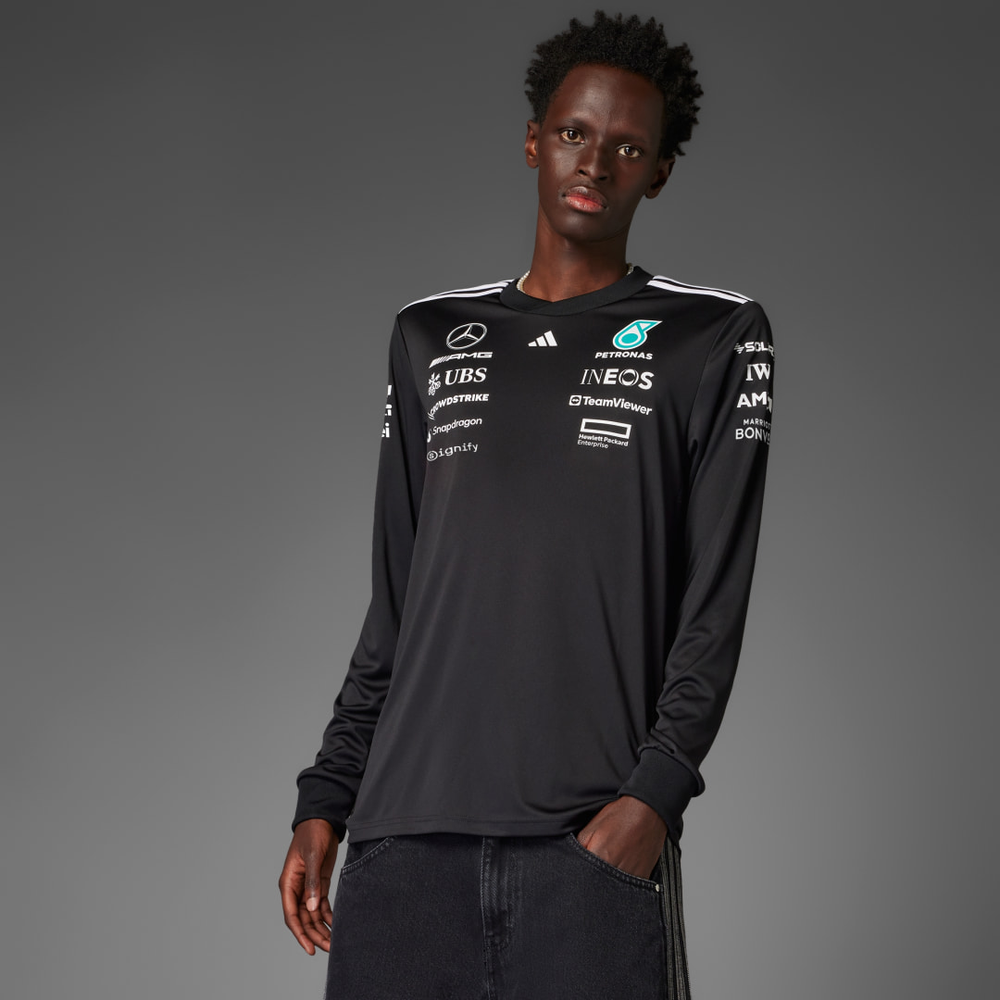 Camisa Driver Manga Longa Mercedes - AMG Petronas Formula ONE Team Homem adidas