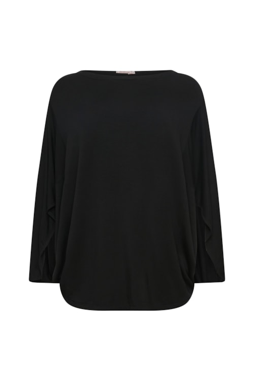 Blusa triangle bamboo preta Blusa triangle bamboo preta