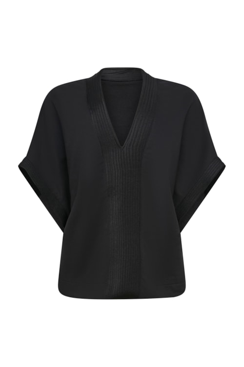 Blusa moletom matelassê preta Blusa moletom matelassê preta