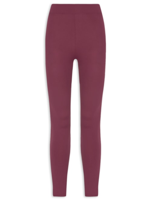 Calça Feminina Legging Cós Reto - Roxa