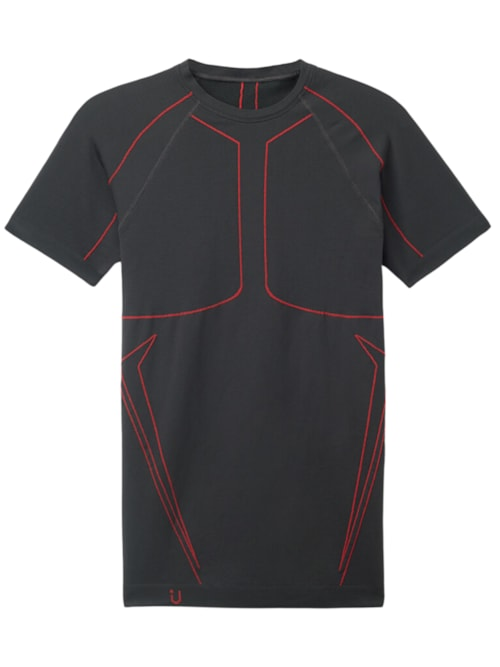 Camiseta De Manga Curta Esportiva - Cinza Camiseta De Manga Curta Esportiva - Cinza