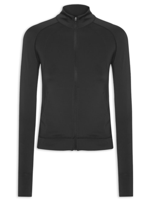 Jaqueta Feminina Manga Longa - Preto Jaqueta Feminina Manga Longa - Preto