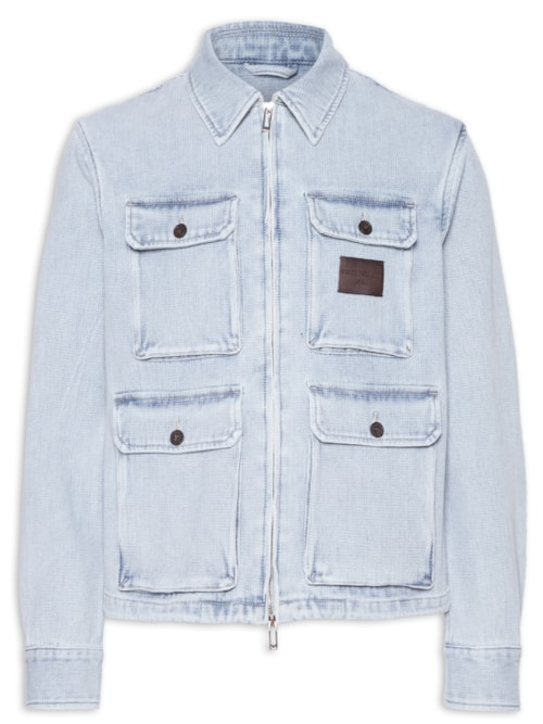 Jaqueta Masculina Blouson - Azul Jaqueta Masculina Blouson - Azul