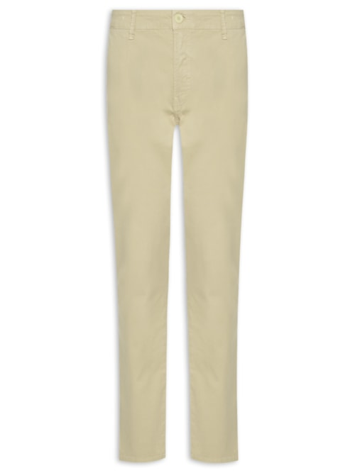 Calça Masculina Color Slim Chino - Bege