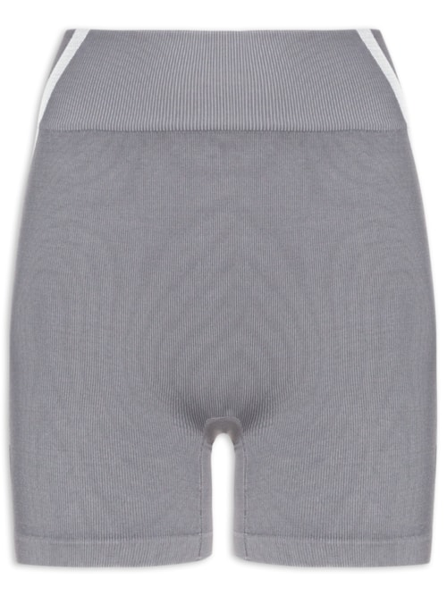 Short Feminino Studio Knit - Cinza