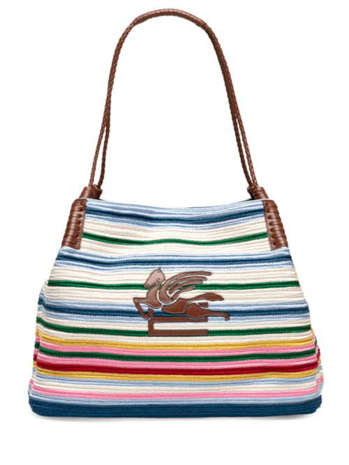 Bolsa Feminina Shopping Libra M Trimming - Azul Bolsa Feminina Shopping Libra M Trimming - Azul