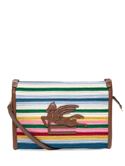 Bolsa Feminina Pouch Trimming - Azul Bolsa Feminina Pouch Trimming - Azul