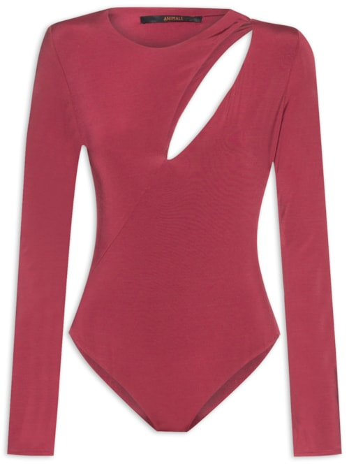 Body Jersey Vazado - Vinho Body Jersey Vazado - Vinho