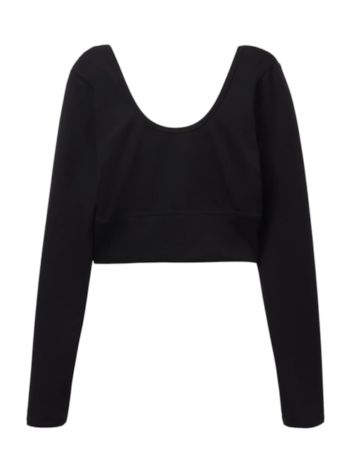 Blusa De Manga Comprida Soft Touch - Preto Blusa De Manga Comprida Soft Touch - Preto