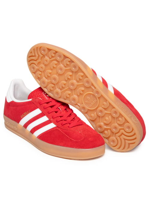Tênis Masculino Gazelle Indoor - Vermelho Tênis Masculino Gazelle Indoor - Vermelho