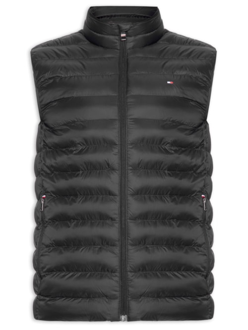 Colete Masculino Puffer Packable Recycle - Preto Colete Masculino Puffer Packable Recycle - Preto