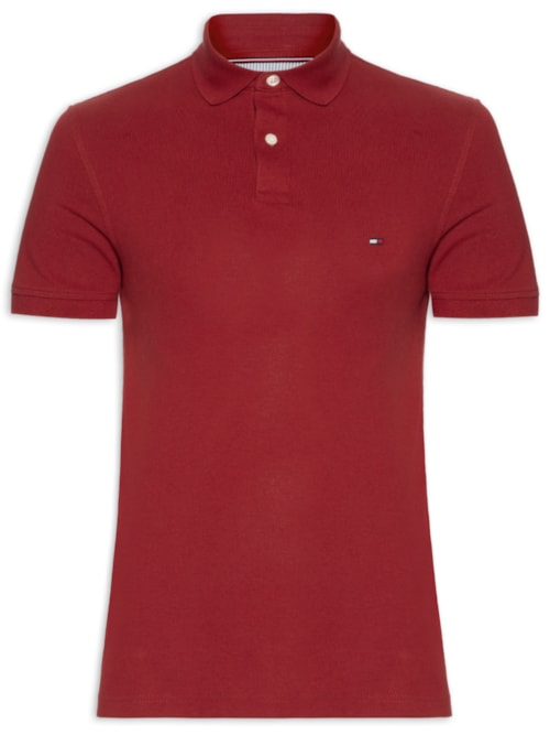 Polo Masculina 1985 Regular Fit Em Algodão - Vermelho Polo Masculina 1985 Regular Fit Em Algodão - Vermelho